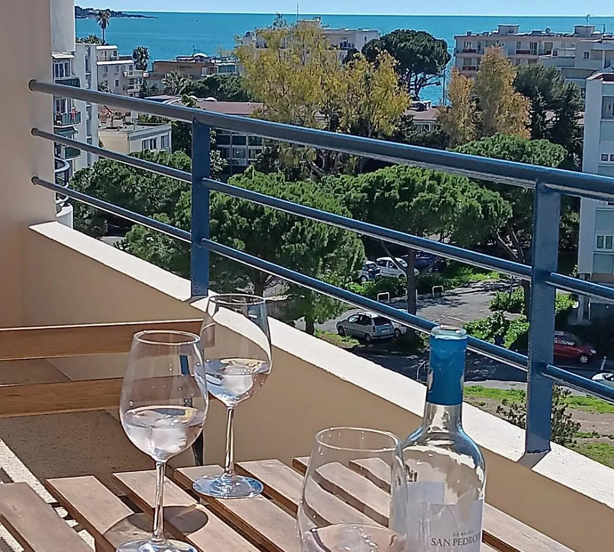 3 Pieces Vue Mer - Clim - 5 Min De La Plage A Pied Antibes 0*,  France